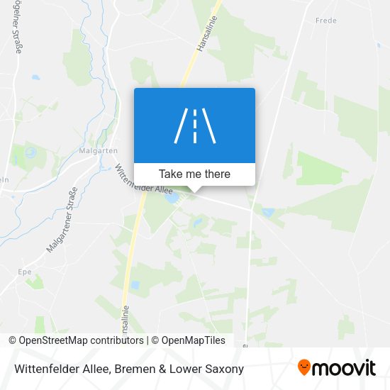 Wittenfelder Allee map