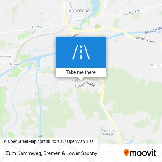 Карта Zum Kammweg