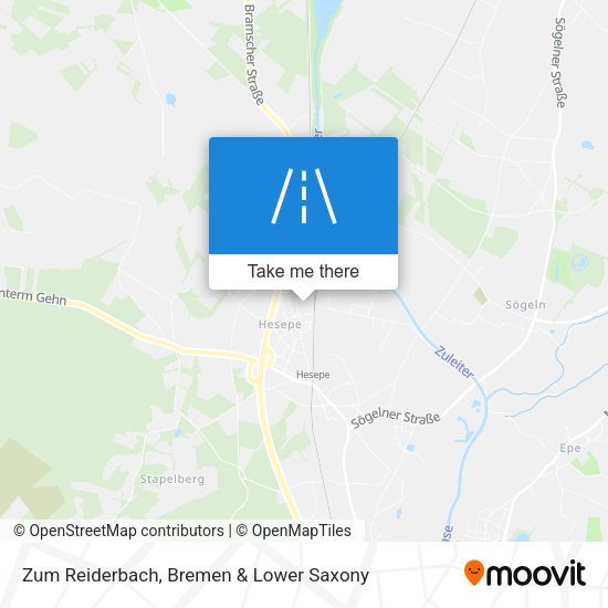 Zum Reiderbach map