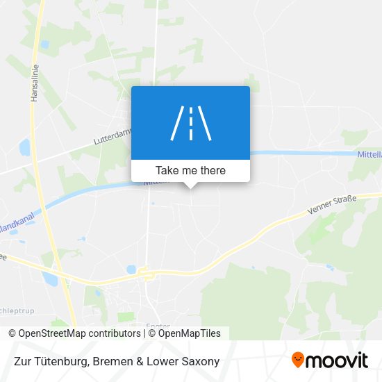 Zur Tütenburg map
