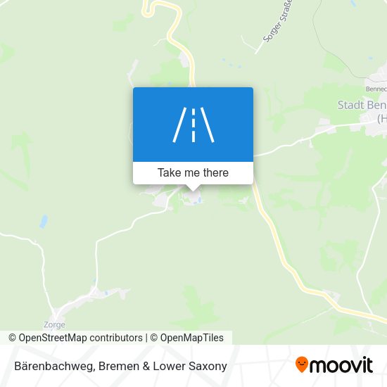 Bärenbachweg map