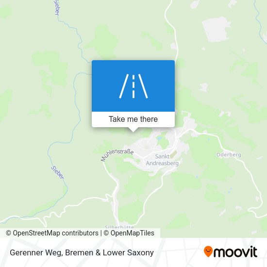 Gerenner Weg map