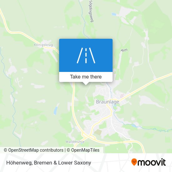 Höhenweg map