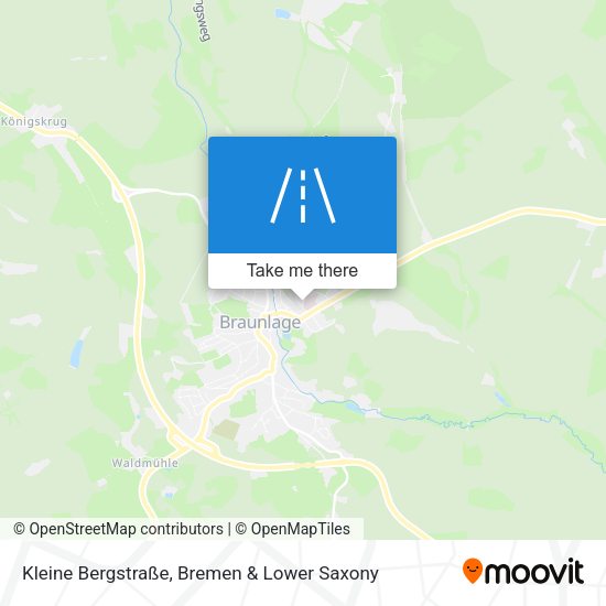 Kleine Bergstraße map