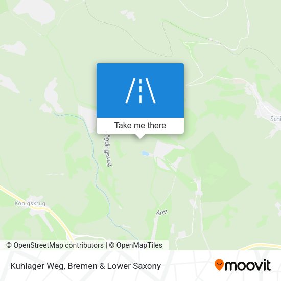 Kuhlager Weg map