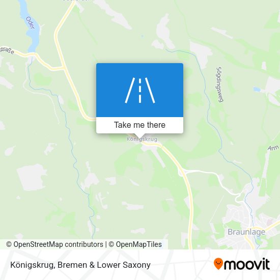 Königskrug map