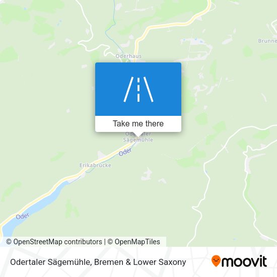 Odertaler Sägemühle map