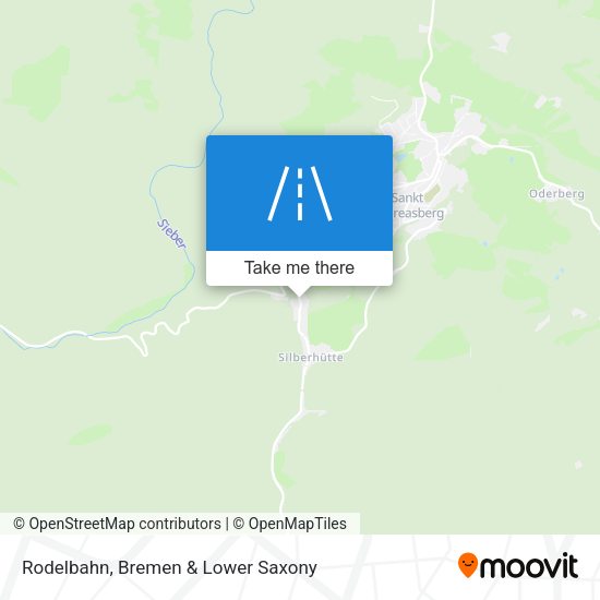 Rodelbahn map