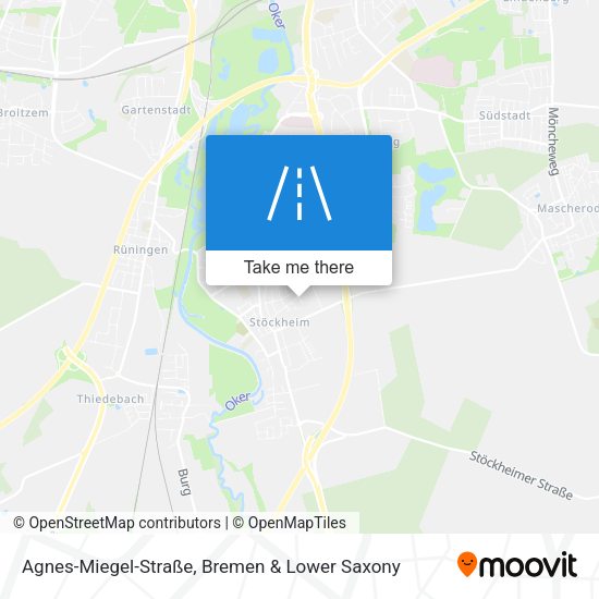 Agnes-Miegel-Straße map