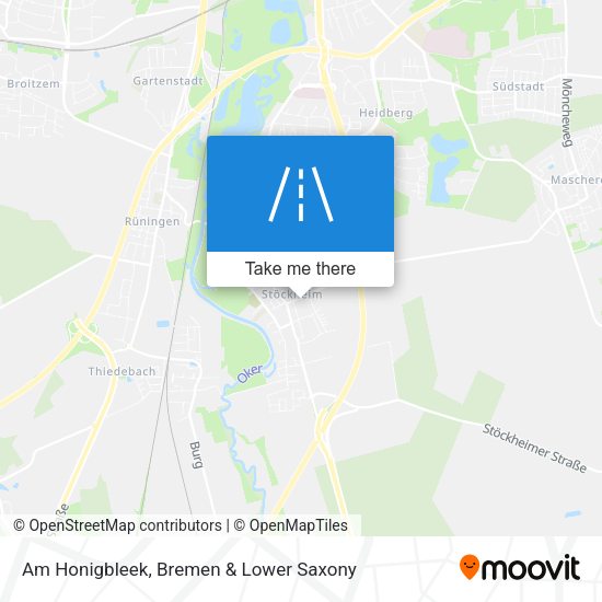 Am Honigbleek map