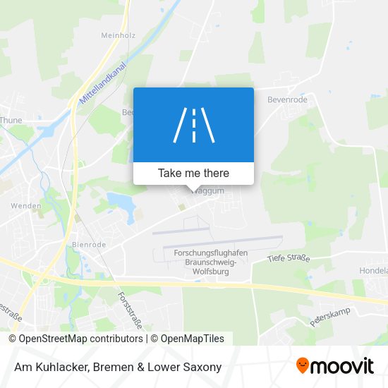 Am Kuhlacker map