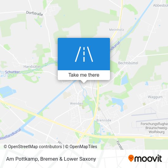 Am Pottkamp map