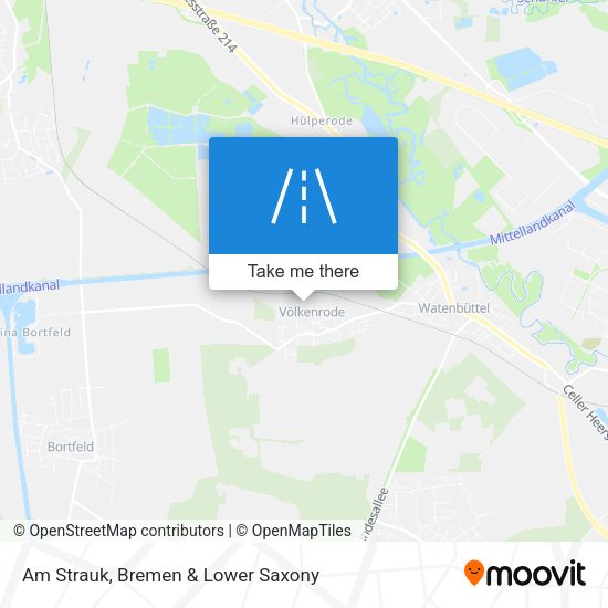 Am Strauk map