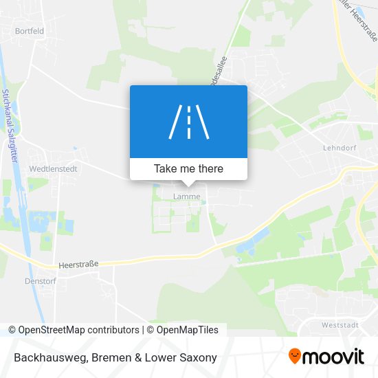 Backhausweg map