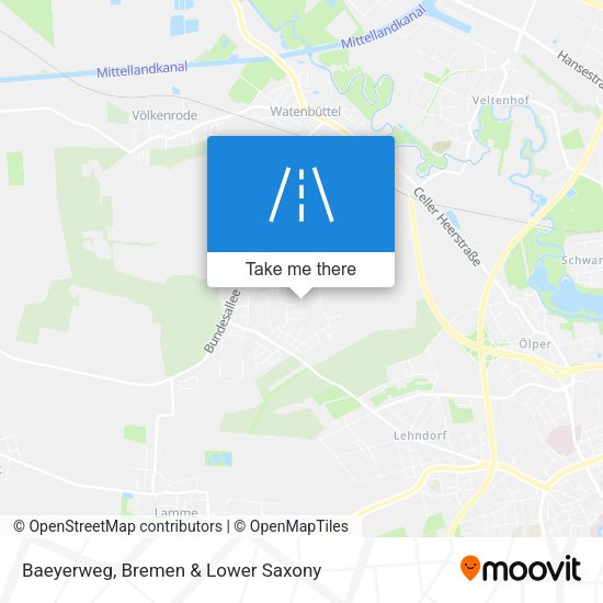 Baeyerweg map