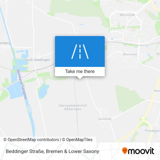 Beddinger Straße map