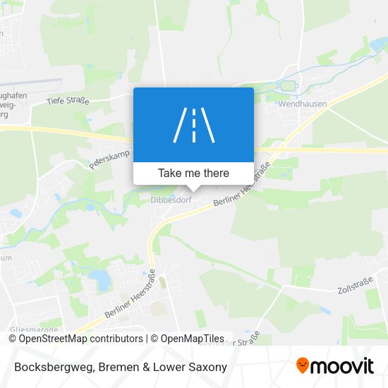 Bocksbergweg map