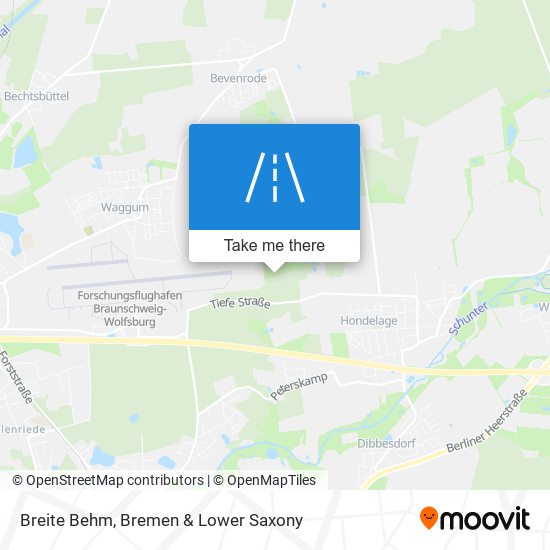 Breite Behm map