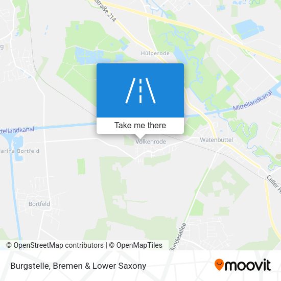 Burgstelle map