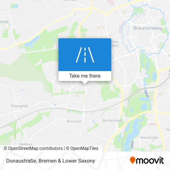Donaustraße map
