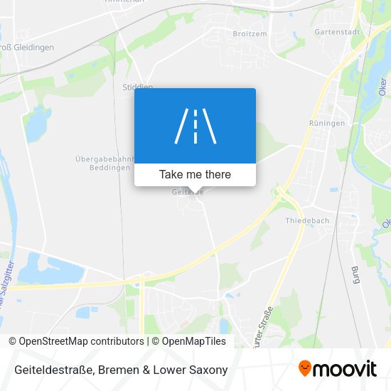 Geiteldestraße map