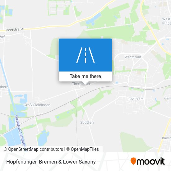 Hopfenanger map
