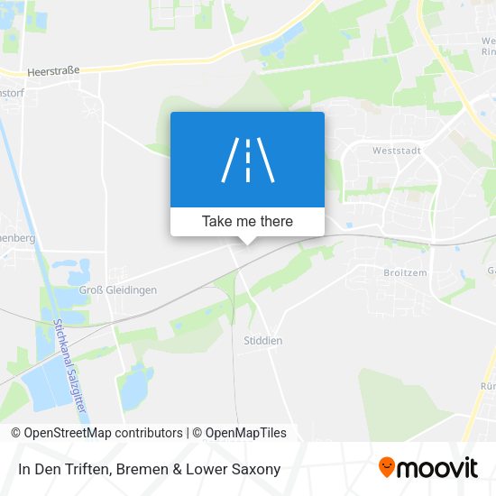 In Den Triften map