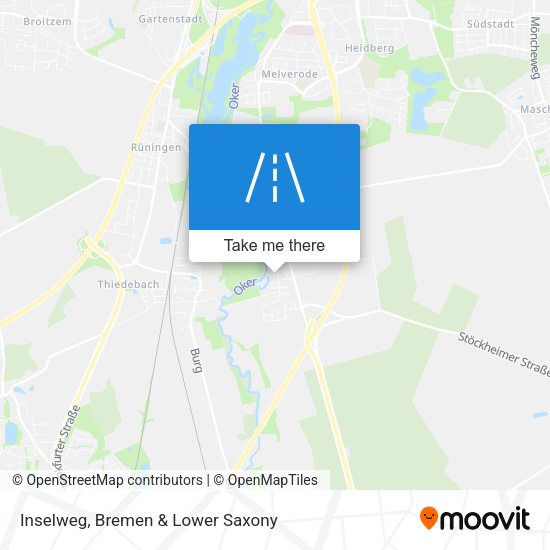 Inselweg map