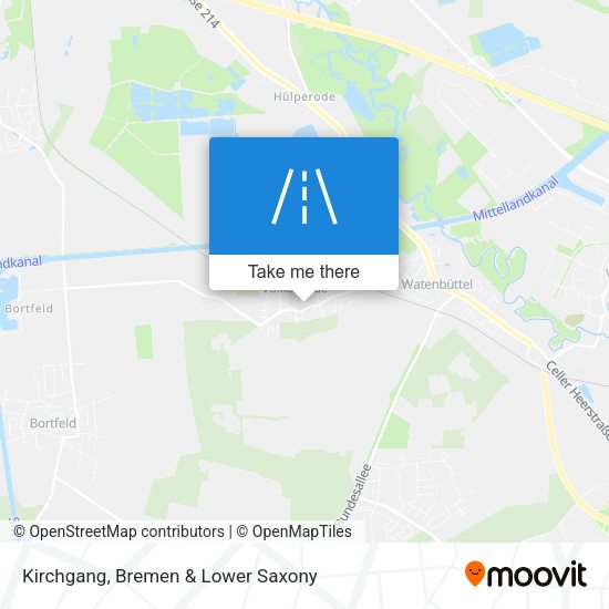 Kirchgang map