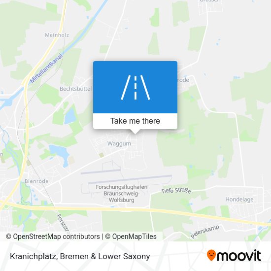 Kranichplatz map