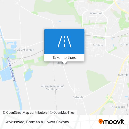 Krokusweg map