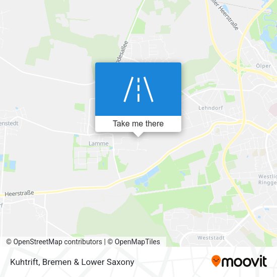 Kuhtrift map
