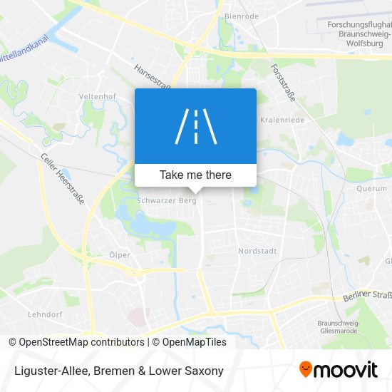 Liguster-Allee map