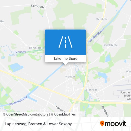Lupinenweg map