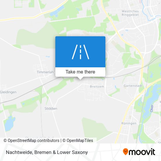 Nachtweide map
