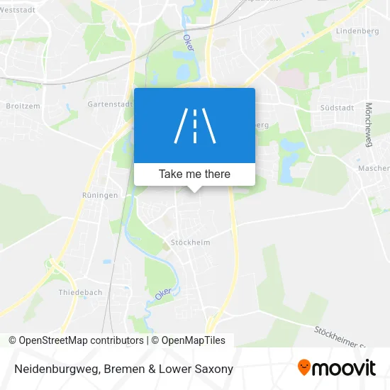 Карта Neidenburgweg