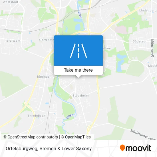 Карта Ortelsburgweg