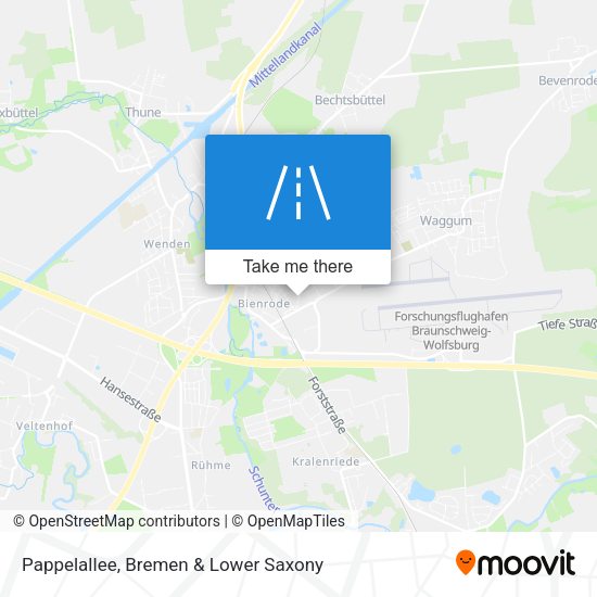 Pappelallee map