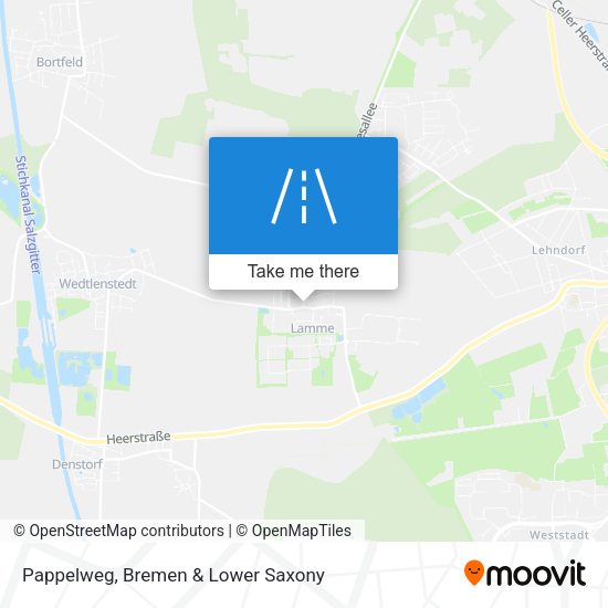 Pappelweg map