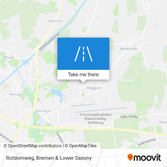 Rotdornweg map