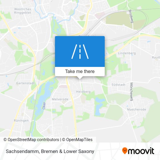 Sachsendamm map
