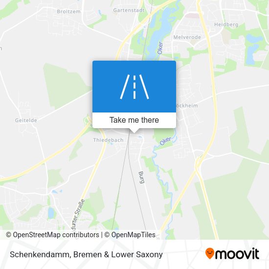 Schenkendamm map