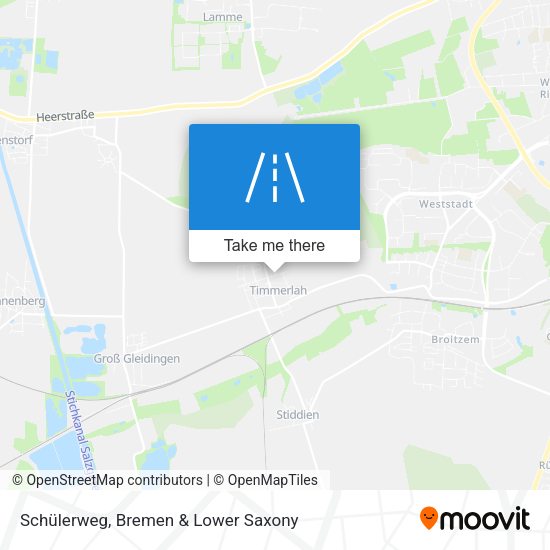 Schülerweg map