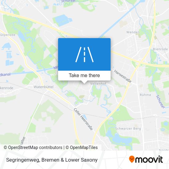 Segringenweg map