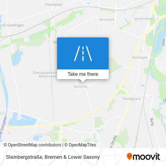 Steinbergstraße map