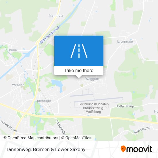 Tannenweg map
