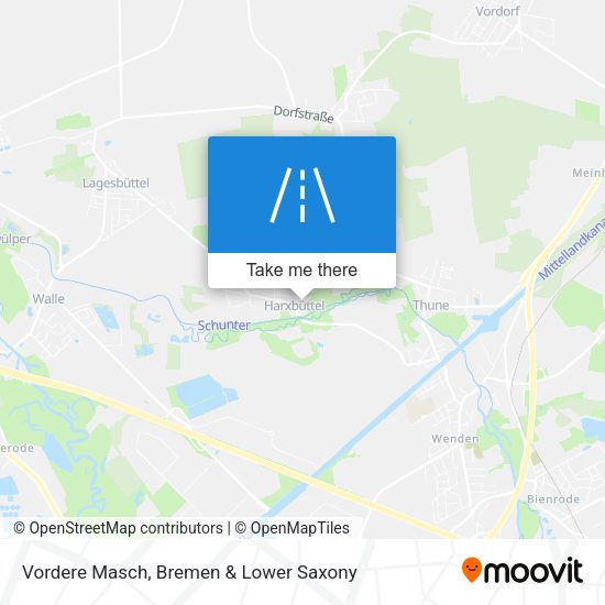 Vordere Masch map