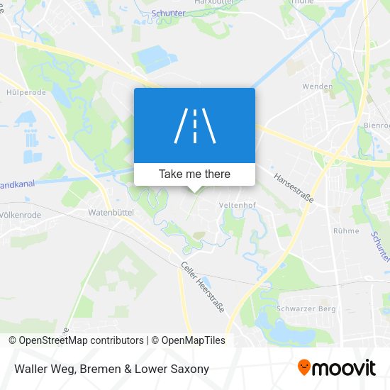Waller Weg map