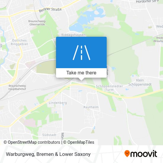 Warburgweg map