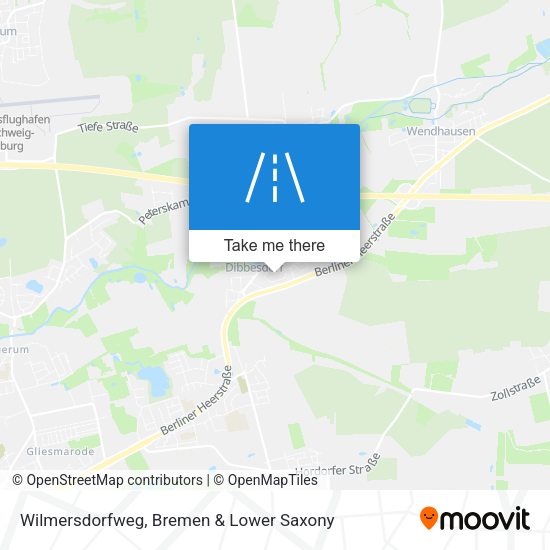 Wilmersdorfweg map